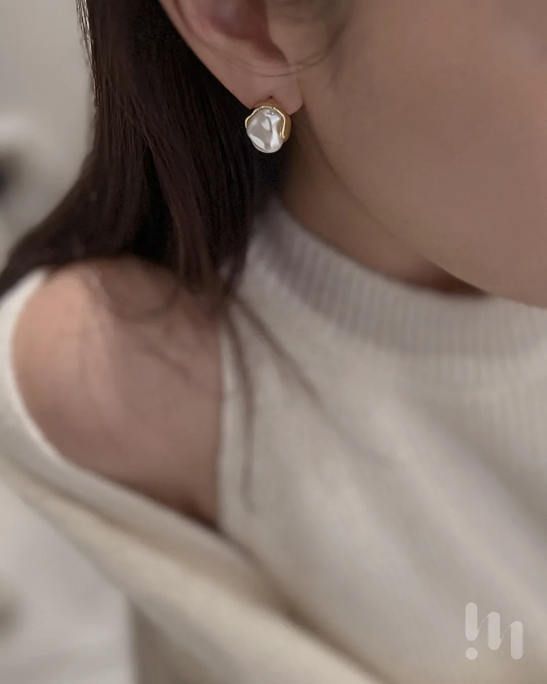 潤光貝韻珍珠 耳環