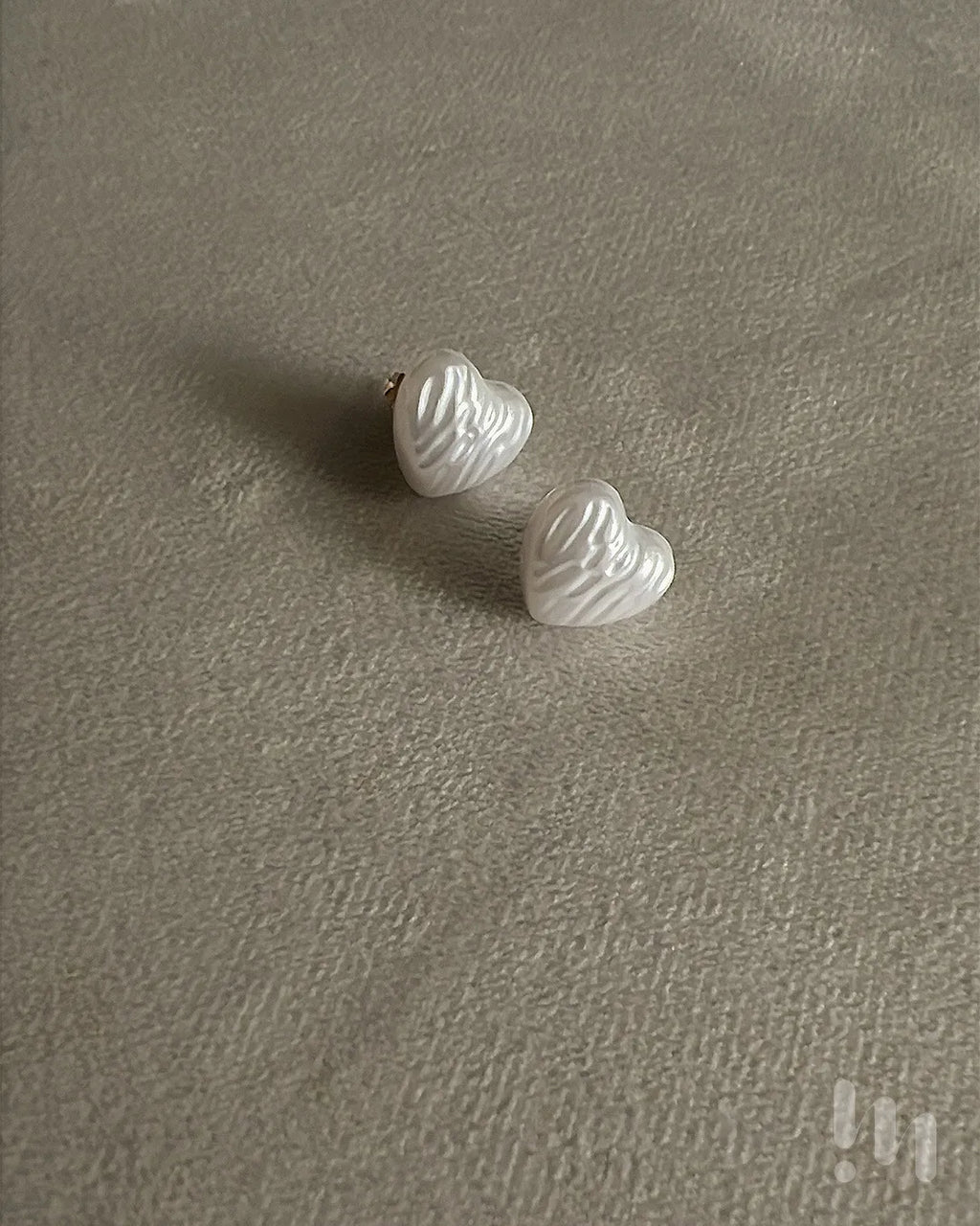 立體愛心 耳環