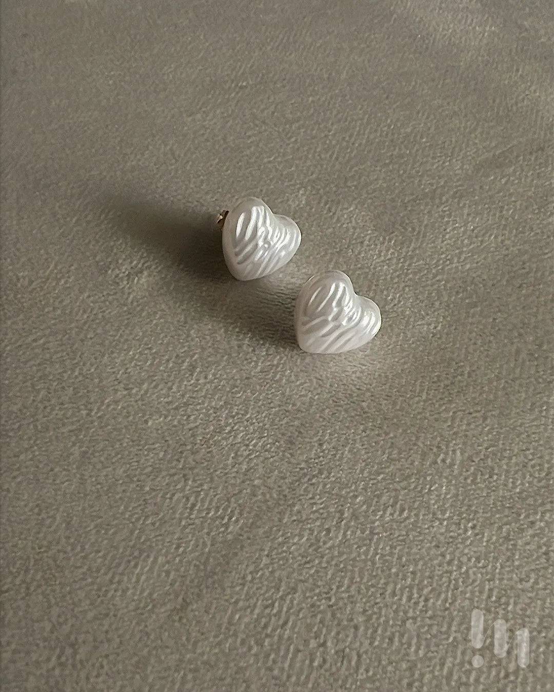 立體愛心 耳環